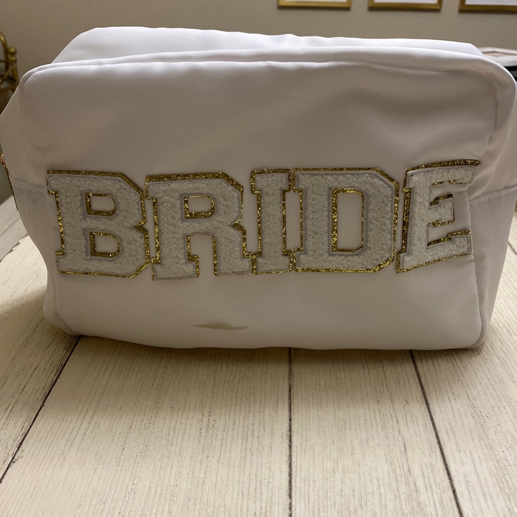 Bride Patch Large Bag - White
